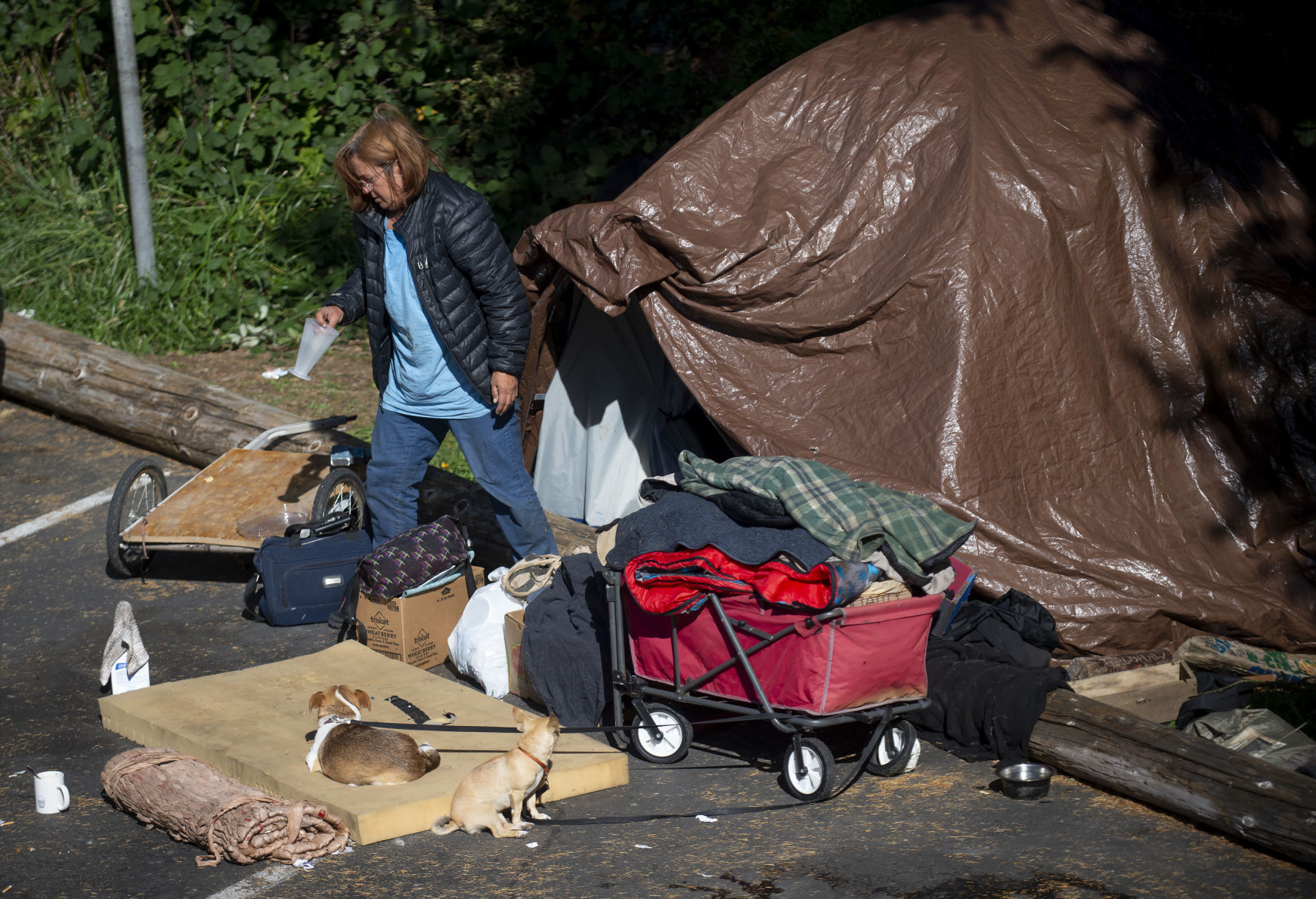 Church Homeless Camp